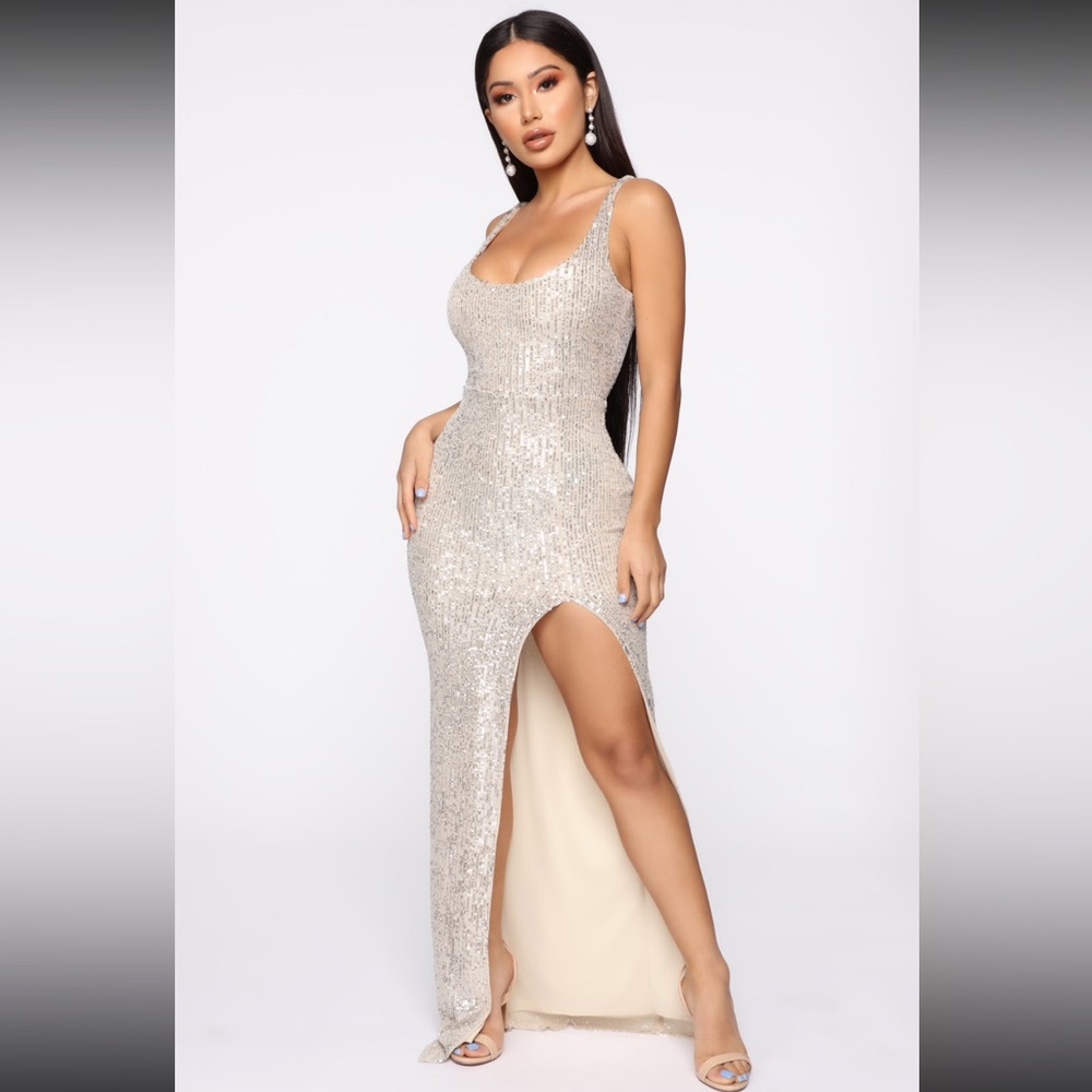 Sequin dress - Silver